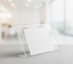 Frame Akrilik Tebal 2mm Hitam Ukuran A6 Pelindung Foto dan Dokumen - Landscape - Image 8