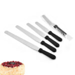 Spatula Butter Cream 3in1 Set Stainless Steel Icing Cake Dekorasi Kue - Image 7