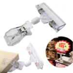 Jepitan Label Harga Akrilik Price Tag Transparan Penjepit Papan Obral - 16 CM - Image 9