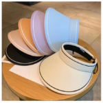 Topi Visor Fashion Lipat Besar Untuk Melindungi Dari Matahari - Biru - Image 2