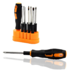 Obeng Set 9in1 Plus Minus Tool Kit Alat Pembuka Skrup Baut Jam Tangan