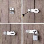 Overpal Plat 3 Inch Grendel Kunci Gembok Pintu Keamanan Stainless Steel - Image 5