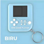 Gantungan Kunci Game Tetris Mini Portable Mainan Klasik - Biru