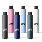 Payung Lipat Otomatis Anti UV Premium Folding Travel Mini - Biru - Image 6