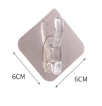 Gantungan Hook Hanger Baju Pakaian Serbaguna Stainless Plastik - Image 7