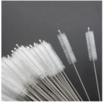 Sikat Sedotan Stainless Steel Kecil Lembut Pembersih Sudut Lekukan