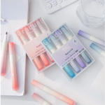 Spidol Highlighter 1 Set Isi 4 Warna Variatif - Image 2
