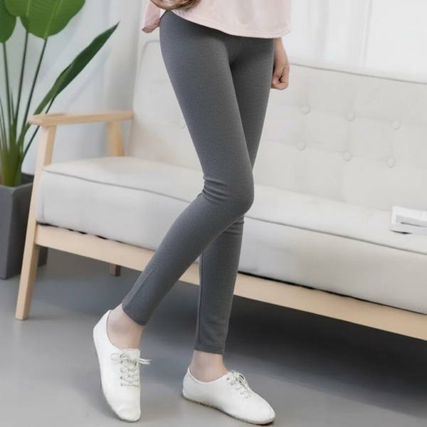 Legging Panjang Wanita Simpel Modern untuk Santai dan Olahraga - Abu