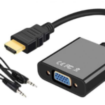 Kabel Converter HDMI to VGA VGA to HDMI Plus Audio Resolusi 1080p - HDMI VGA AUDIO