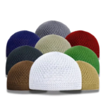 Peci Rajut Kopiah Dewasa Kekinian Variasi Warna Ramadhan Lebaran - Hitam - Image 7