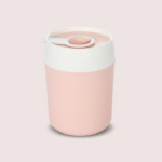 Tempat Makan Bubur Sup Mini Portable Makanan Tahan Panas Anti Tumpah - Pink