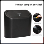 Tempat Sampah Mini Mobil Push Trash Praktis Slim Gantung Hemat Tempat - Image 3