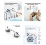 Pegangan Tangan Tempel Portable Anti Licin untuk WC, Bathub, Kamar Mandi - Image 2