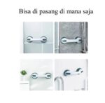 Pegangan Tangan Tempel Portable Anti Licin untuk WC, Bathub, Kamar Mandi - Image 4