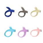 Hair Clip Wig Jepit Rambut Palsu Warna Fashion Highlight - PINK - Image 6