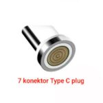 Kepala Charger Magnetik 7 Pin 3A Fast Charging Praktis - type C