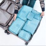 Set Perlengkapan Make Up 6 in 1 untuk Traveling dan Penyimpanan Praktis - ABU - Image 3