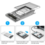 Casing Hardisk Laptop Sata External Case USB Desain Elegan Portable - Image 6