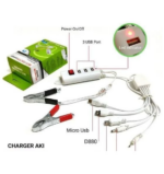 Charger Hp Aki Motor Portable 3 USB 6 in 1 Serbaguna - Image 4