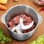 Chopper Daging Sayuran Buah 2in1 Blender Serbaguna 4 Mata Pisau - Image 4