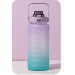 Botol Minum Minuman Motivasi Tumbler Viral Lucu Kekinian 2 Liter - Transparan Biru - Image 6