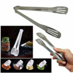 Capitan Makanan Stainless Steel Alat Cepat Mengambil Makanan Higienis - Silver 18cm