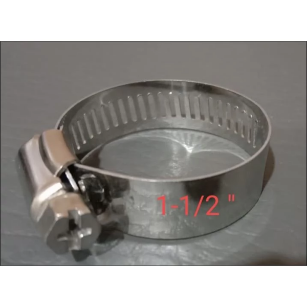 Klem Ring Cincin Penjepit Selang Air Gas Stainless Hose Clamp - 11/2 INCH (21-38)