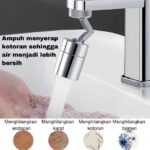Keran Air Universal 1/2 Inch Bahan Katun PP Ringan dan Kuat - Image 2