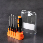 Obeng Set 9in1 Plus Minus Tool Kit Alat Pembuka Skrup Baut Jam Tangan - Image 7