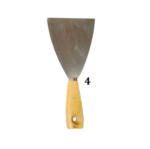 Kape Plat Gagang Kayu Alat Konstruksi Meratakan Dempul Tembok Bangunan - 4