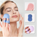 Silikon Jari Pembersih Wajah Lembut Cleaning Pad Cuci Muka Praktis - Image 3
