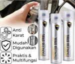 Chrome Spray 350ml Anti Karat, Mudah Digunakan,untuk Permukaan Logam & Dekorasi