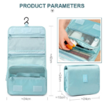 Travel Bag Storage Tas Penyimpanan Multifungsi Banyak Sekat Waterproof - Abu-abu - Image 9