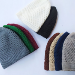 Peci Rajut Kopiah Dewasa Kekinian Variasi Warna Ramadhan Lebaran - Hitam - Image 4