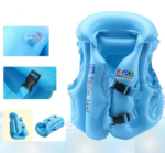 Pelampung Rompi Renang Anak Dewasa Swim Vest Strap Adjustable - Biru - Image 3