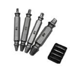 Screw Extractor Alat Pembuka Baut Rusak Set 4 Mata Bor Repair Kit - Image 2