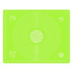 Alas Adonan Kue Silikon Anti Lengket, Mudah Bersihkan, dan Praktis - Hijau