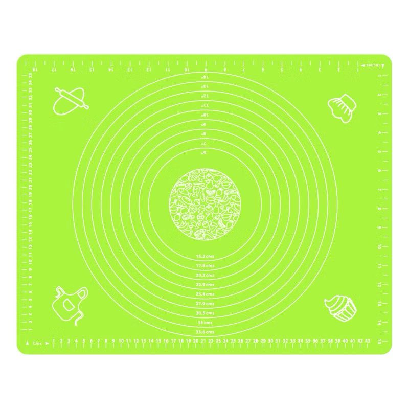 835648_1770874855336 Alas Adonan Kue Silikon Anti Lengket, Mudah Bersihkan, dan Praktis - Hijau - Image 1