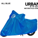 Tutup Motor Cover Jumbo Waterproof Tahan Air Anti Cakaran Kucing - Biru