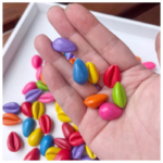 Biji Congklak Plastik Lucu Aesthetic Permainan Jadul Kuwuk Warna Warni - Image 4