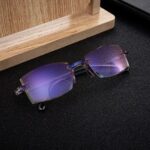 Kacamata Baca Lensa Plus Anti Radiasi Pria Wanita Ringan dan Nyaman - Auto Focus - Image 4