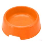 Tempat Makan Hewan Peliharaan Mangkok Makan Kucing dan Anjing - Orange