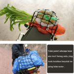 Jaring Helm Motor Tali Pengikat Barang Bagasi Helmet Net Serbaguna - Hitam - Image 6