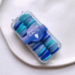 Kotak Ikatan Rambut Gaya Korea Kunciran Rambut Model Polos Warna Warni - Kotak Biru - Image 8