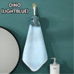 Lap Tangan Handuk Gantung Dengan Motif Karakter 3D - Biru Muda - Image 3