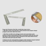 Siku Tukang Besi 12 Inch Alat Ukur Tukang Serbaguna - Image 2