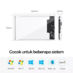 Casing Hardisk Laptop Sata External Case USB Desain Elegan Portable - Image 5