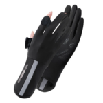 Sarung Tangan Wanita Anti UV untuk Motor Bahan Adem dan Stylish - Hitam - Image 9