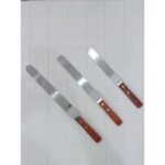 Spatula Butter Cream 3in1 Set Stainless Steel Icing Cake Dekorasi Kue - Image 4