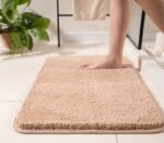 Keset Bulu Lembut Halus Empuk Mudah Dicuci Lucu Aesthetic Menyerap Air - Coklat - Image 9